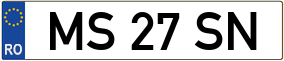 Truck License Plate